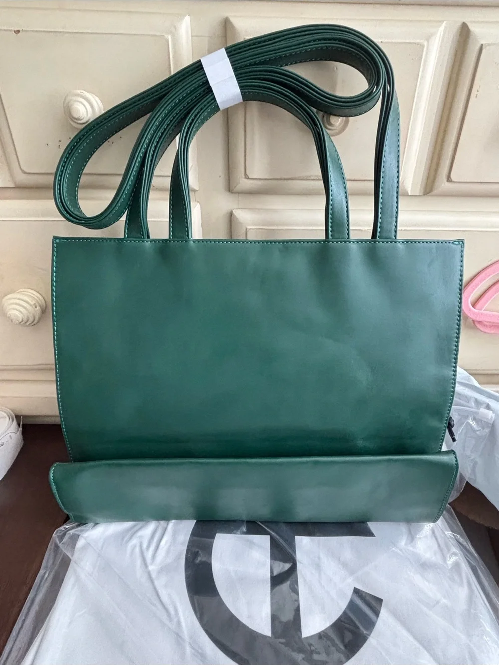 BNWT Telfar  dark olive medium Shopping Tote